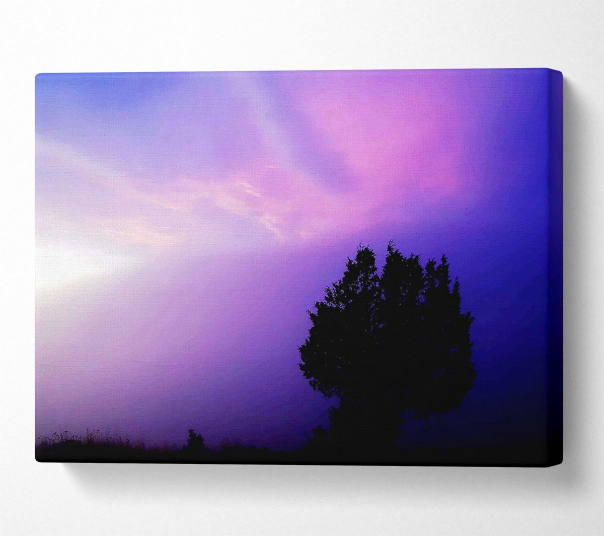 Lilac Tree Light Canvas Wall Art - Zestio