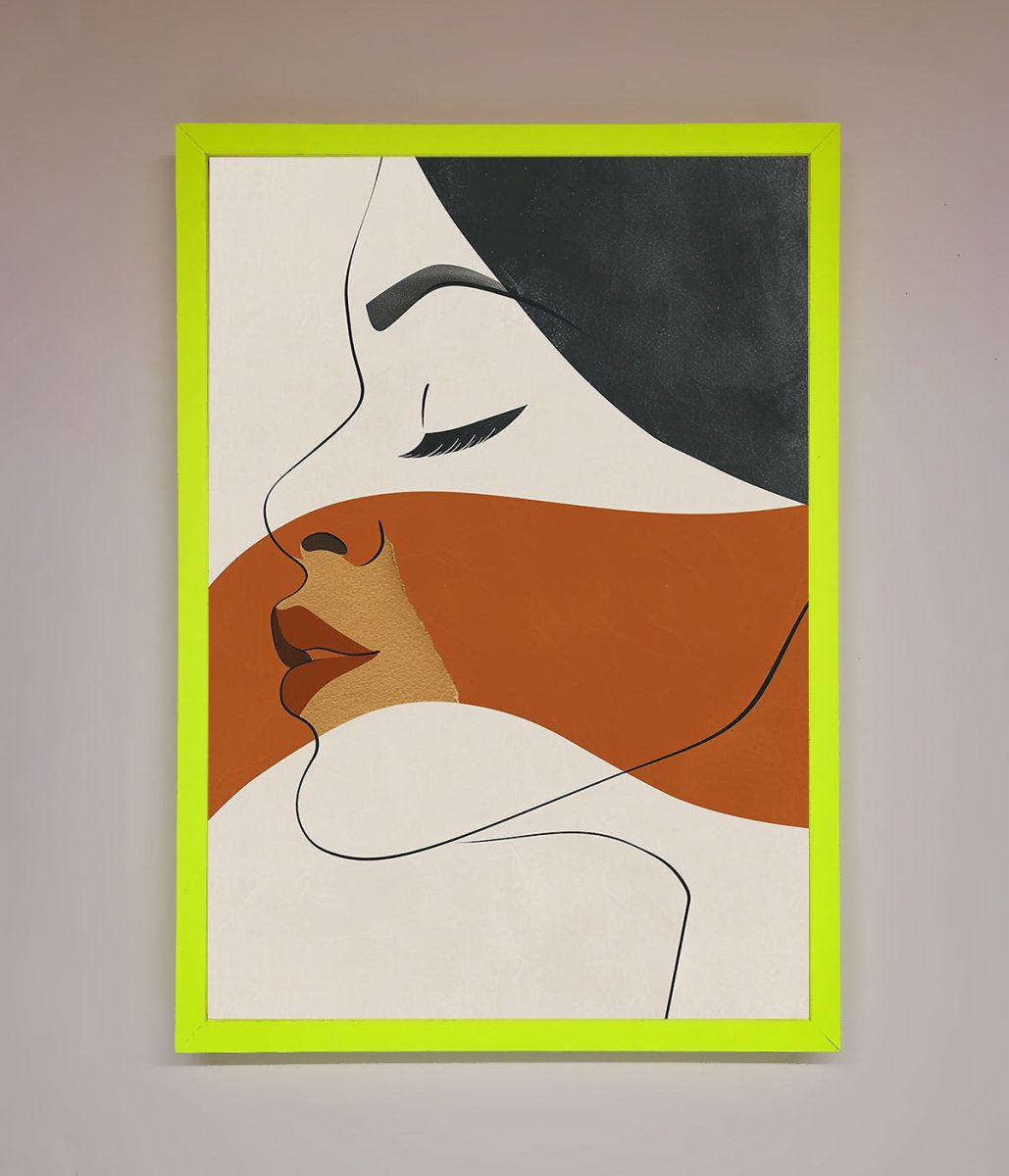 Line Drawing Flow Framed Wall Art - Zestio