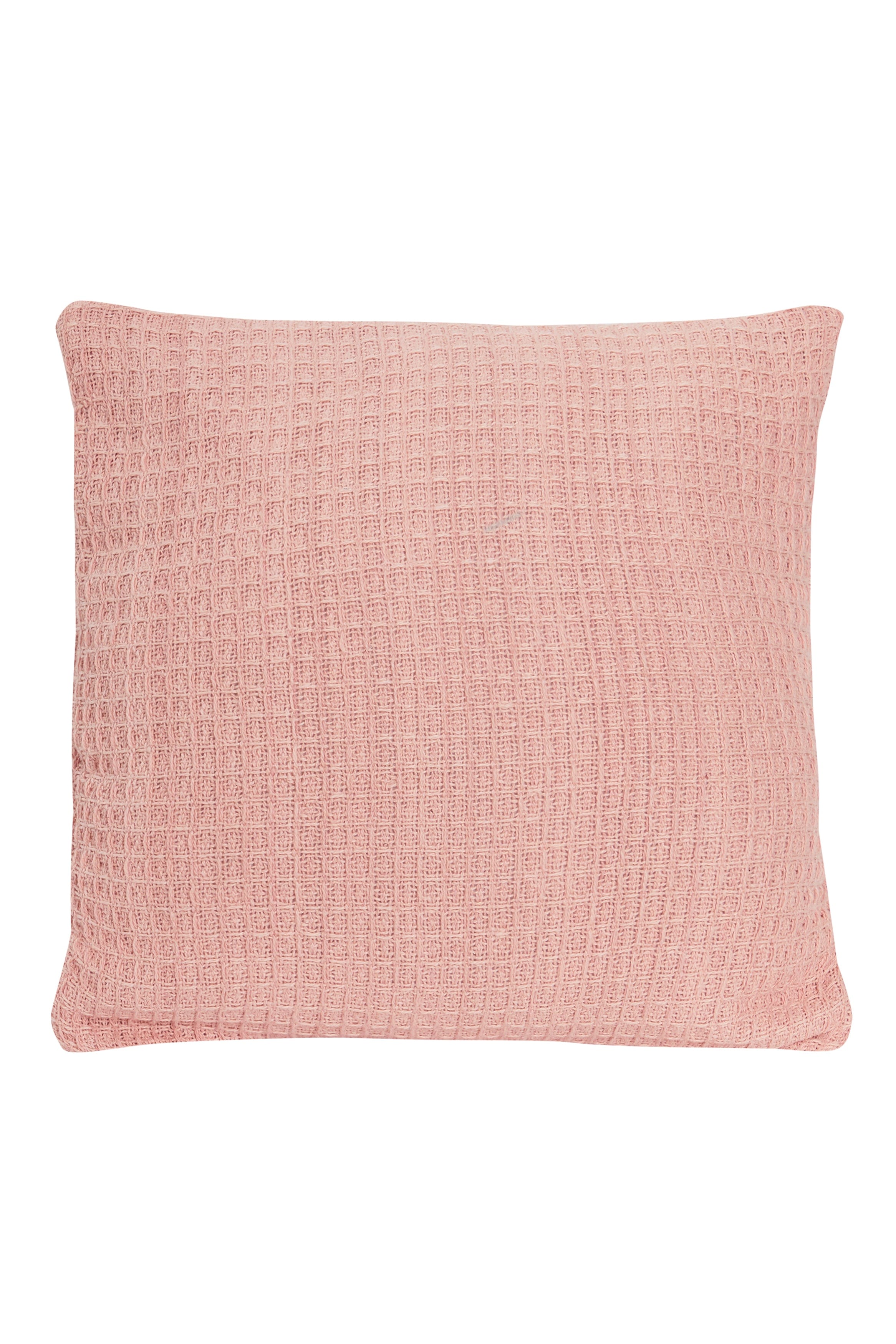 OLIVIA ROCCO Lisbon Pure Indian Cotton Handwoven Honeycomb Cushion Covers Indoor Outdoor Use 17x17 and 24x24 Grey Ochre Navy Teal Pink Silver