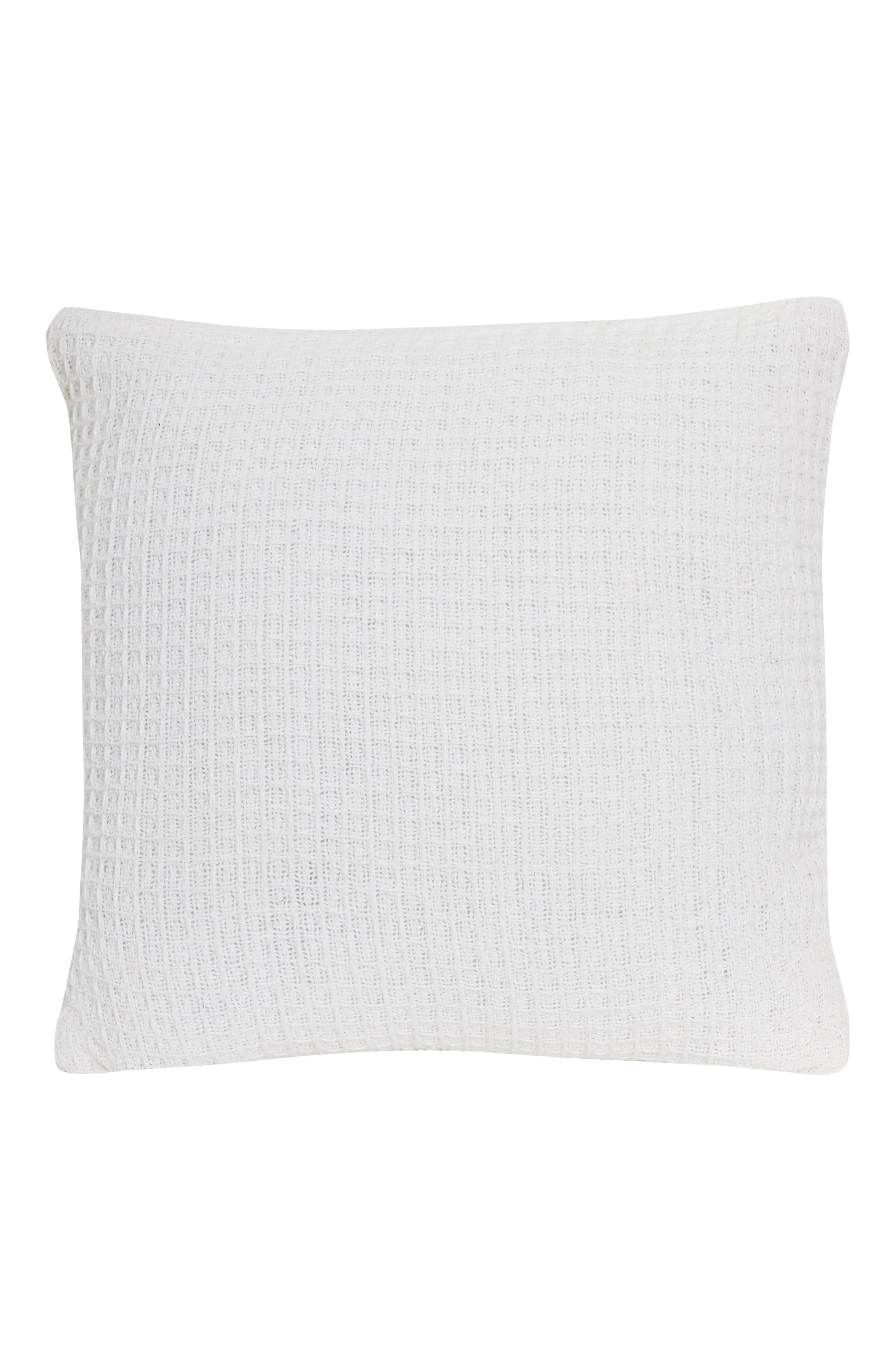 OLIVIA ROCCO Lisbon Pure Indian Cotton Handwoven Honeycomb Cushion Covers Indoor Outdoor Use 17x17 and 24x24 Grey Ochre Navy Teal Pink Silver