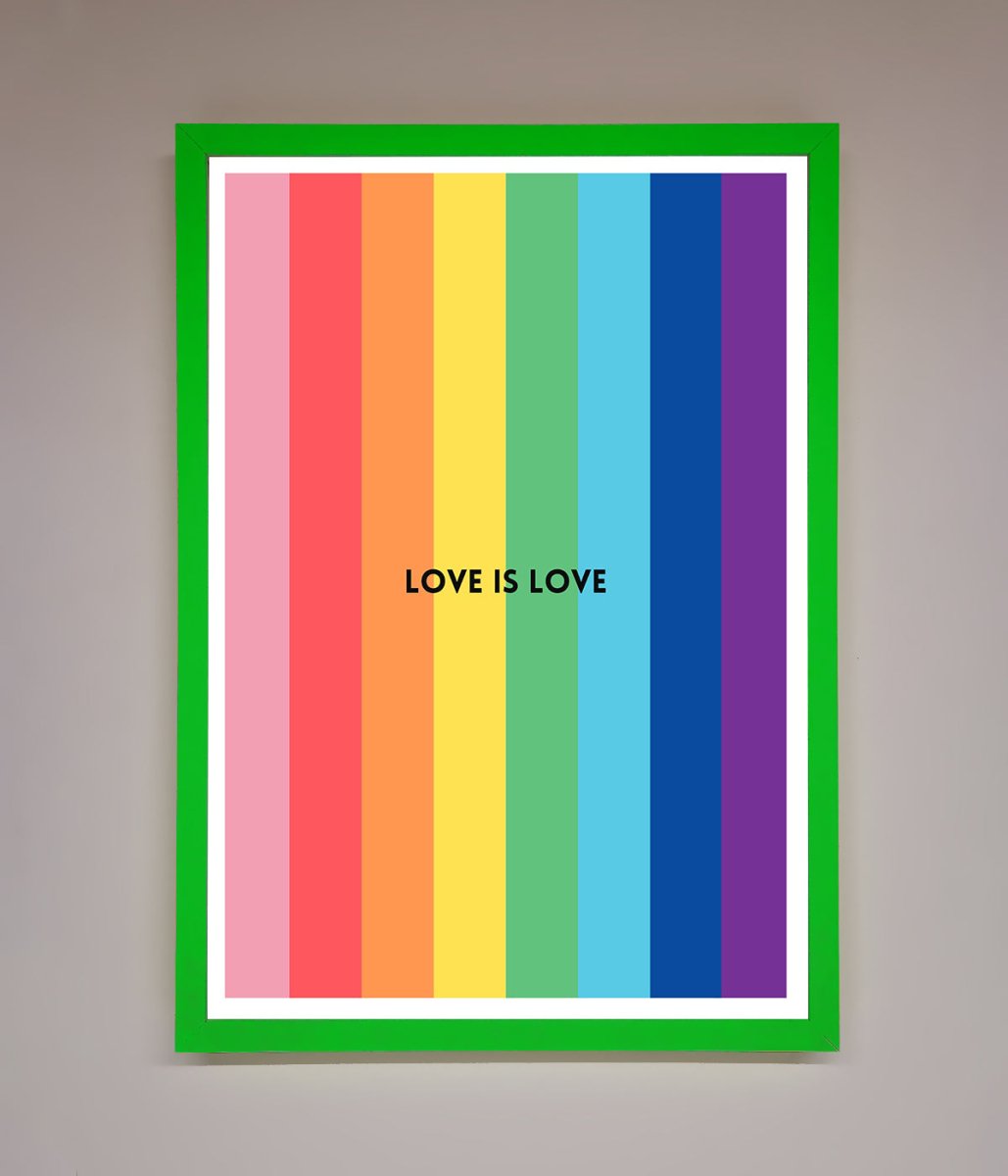 Love Is Love Framed Print - Zestio
