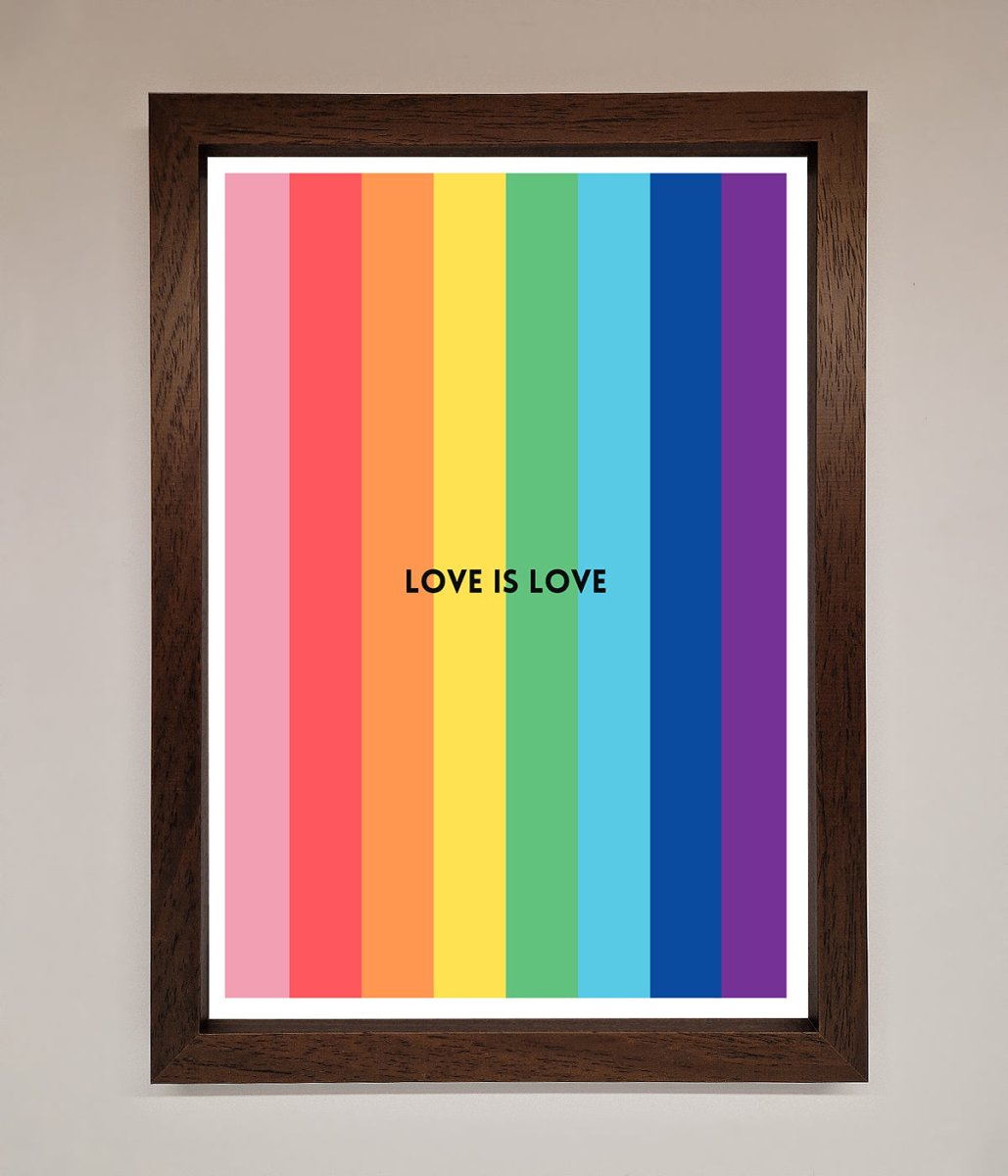 Love Is Love Framed Print - Zestio