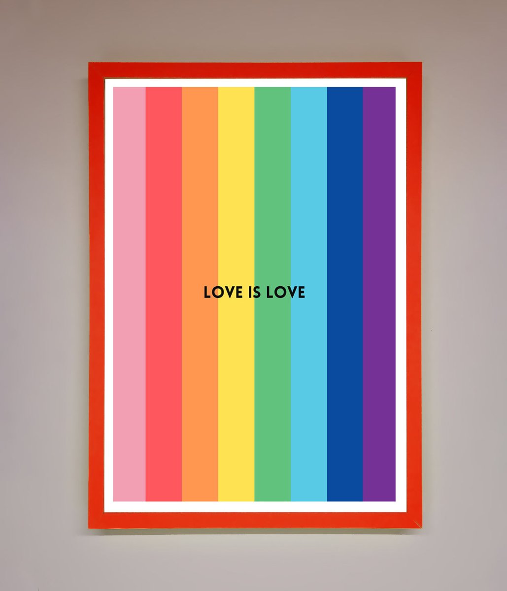 Love Is Love Framed Print - Zestio