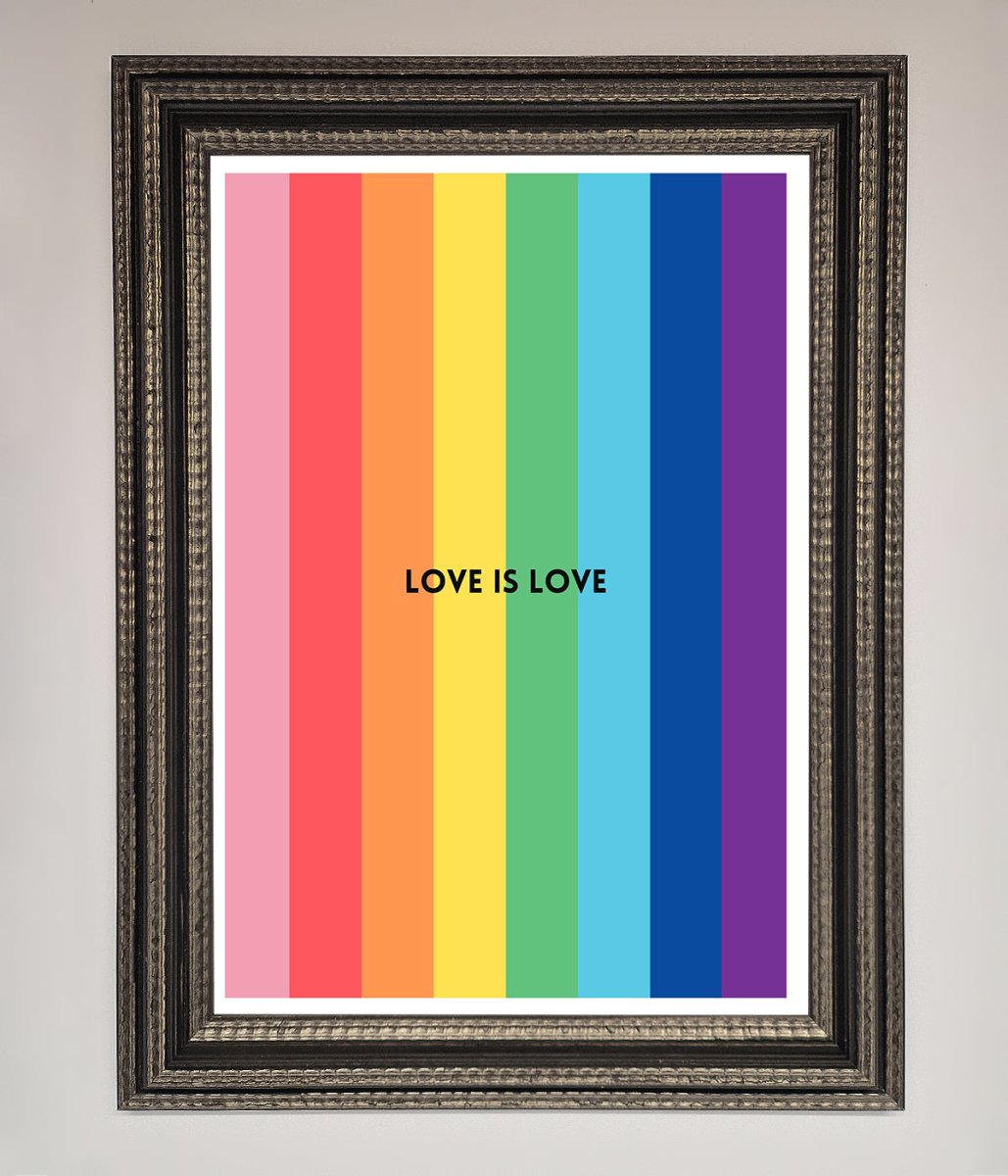Love Is Love Framed Print - Zestio