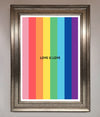 Love Is Love Framed Print - Zestio