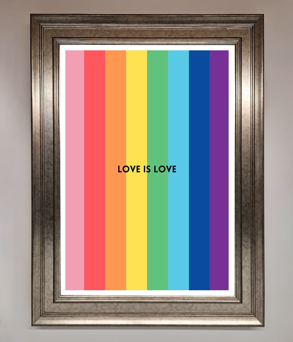 Love Is Love Framed Print - Zestio
