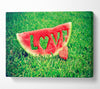 Love Watermelon Canvas Wall Art - Zestio