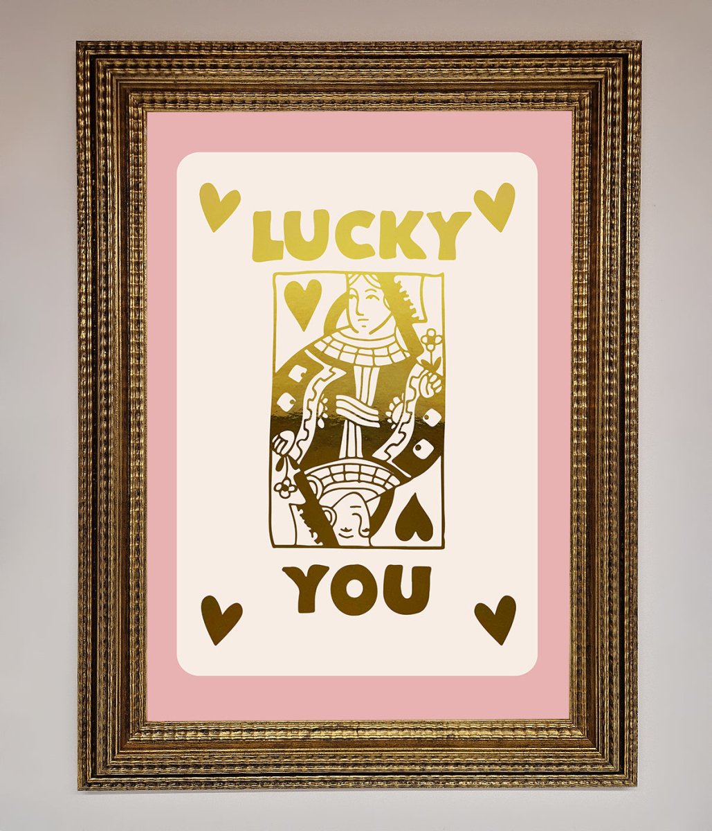 Lucky You Foil Print - Zestio