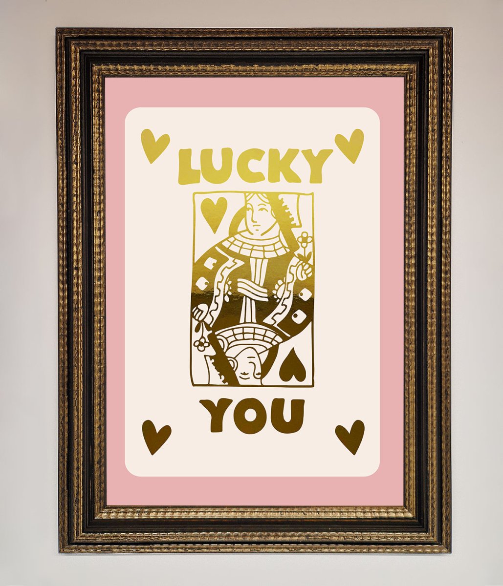 Lucky You Foil Print - Zestio
