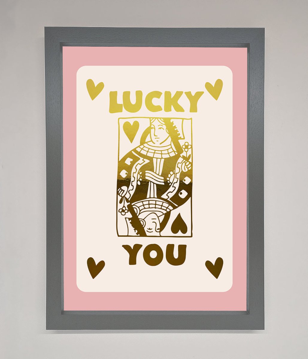 Lucky You Foil Print - Zestio