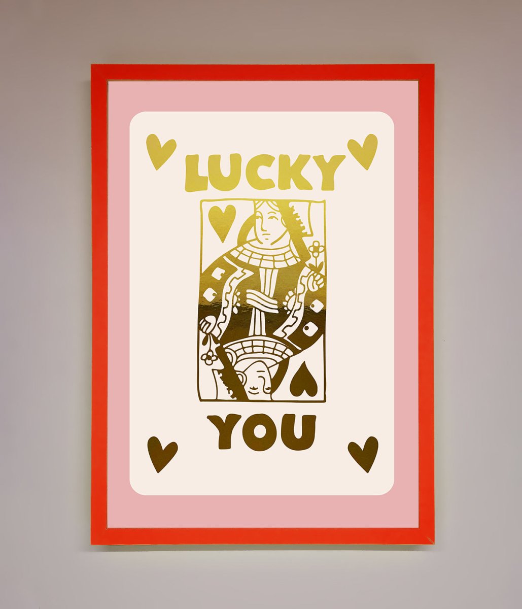 Lucky You Foil Print - Zestio
