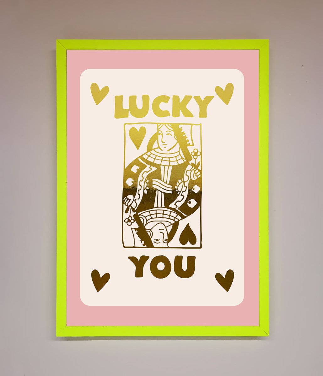 Lucky You Foil Print - Zestio