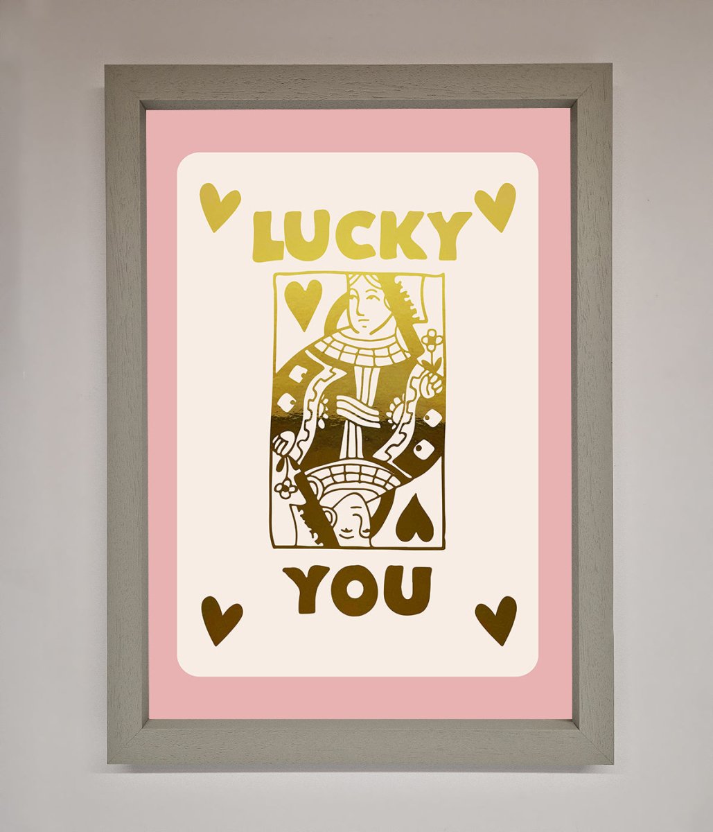 Lucky You Foil Print - Zestio