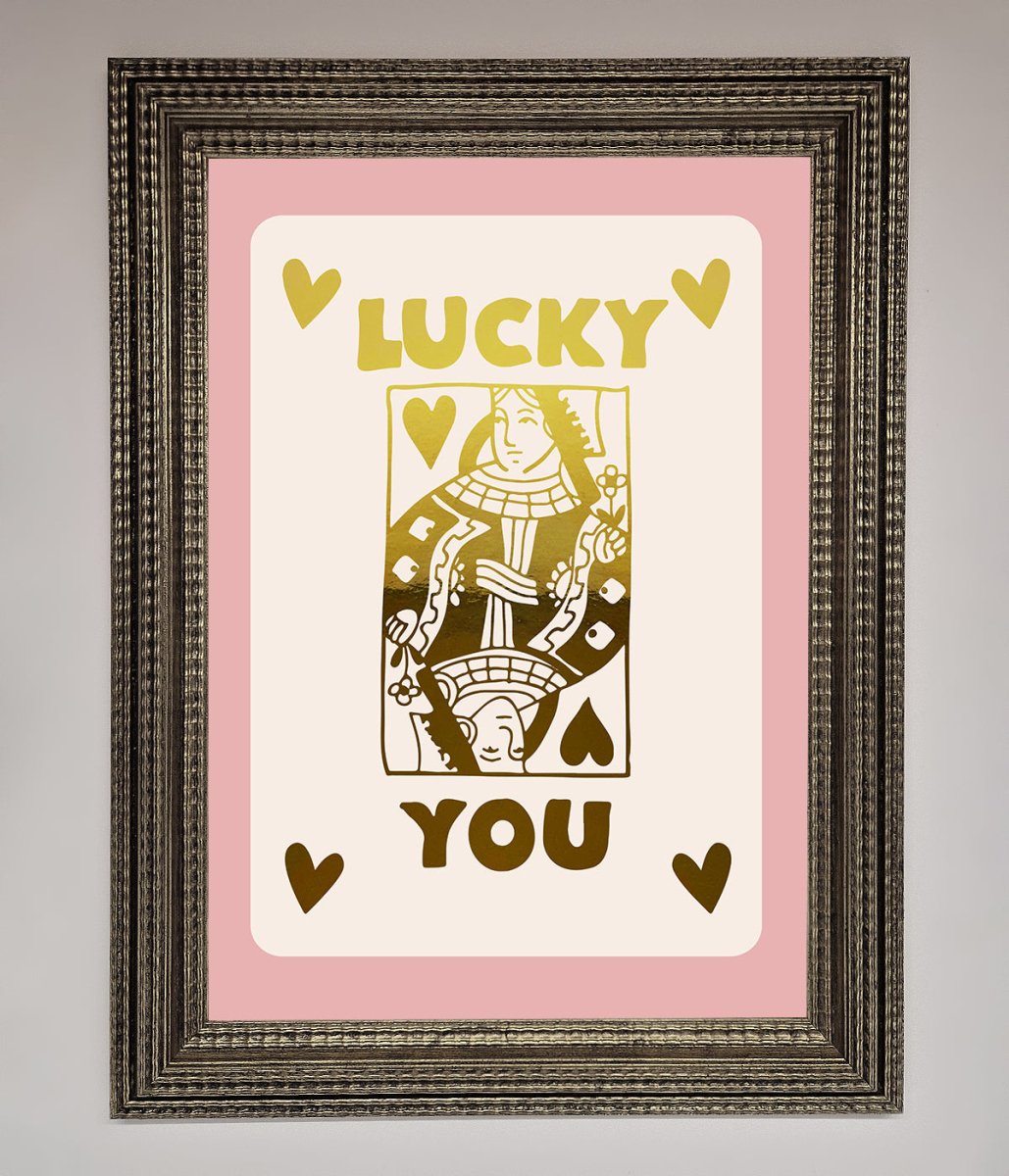 Lucky You Foil Print - Zestio