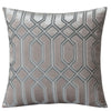 OLIVIA ROCCO Luxe Geo Velvet Cushion Covers 2 Pack Champagne Geometric Decorative Cushions For Sofa Bed And Living Room Set