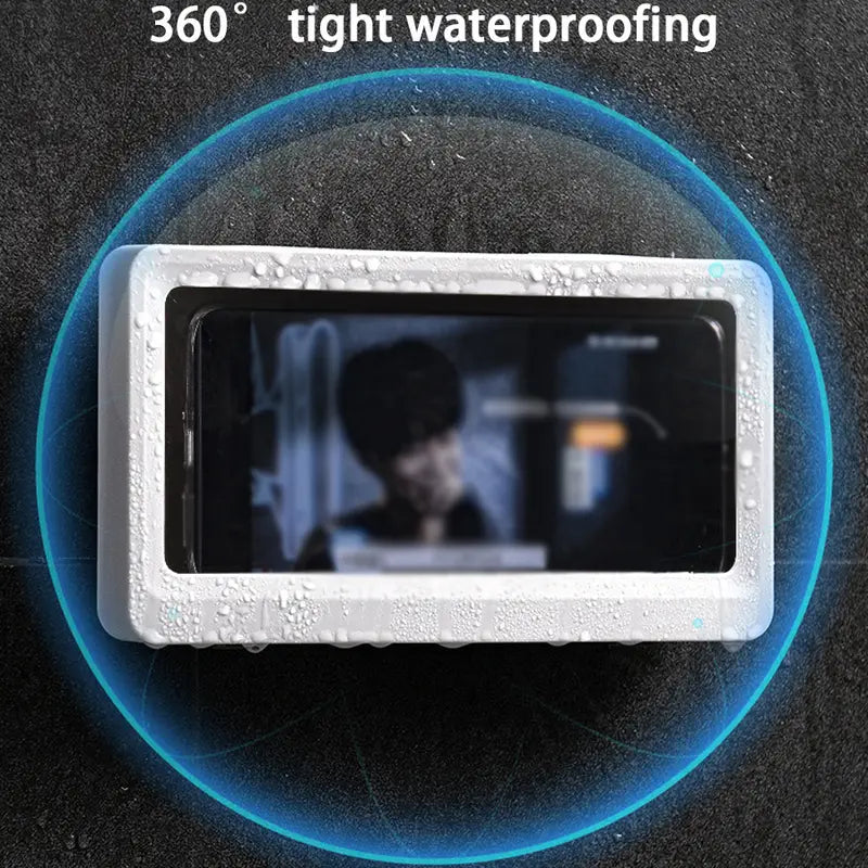 Waterproof Wall-Mounted Phone Holder – Hands-Free