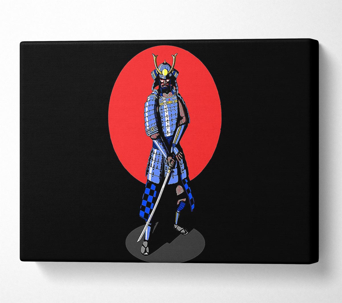 Mad Samurai Canvas Wall Art - Zestio
