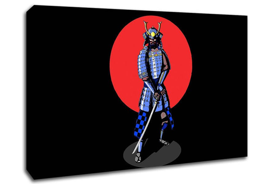 Mad Samurai Canvas Wall Art - Zestio
