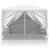 3 x 3m Four Sides Portable Home Use Waterproof Tent with Spiral Tubes White