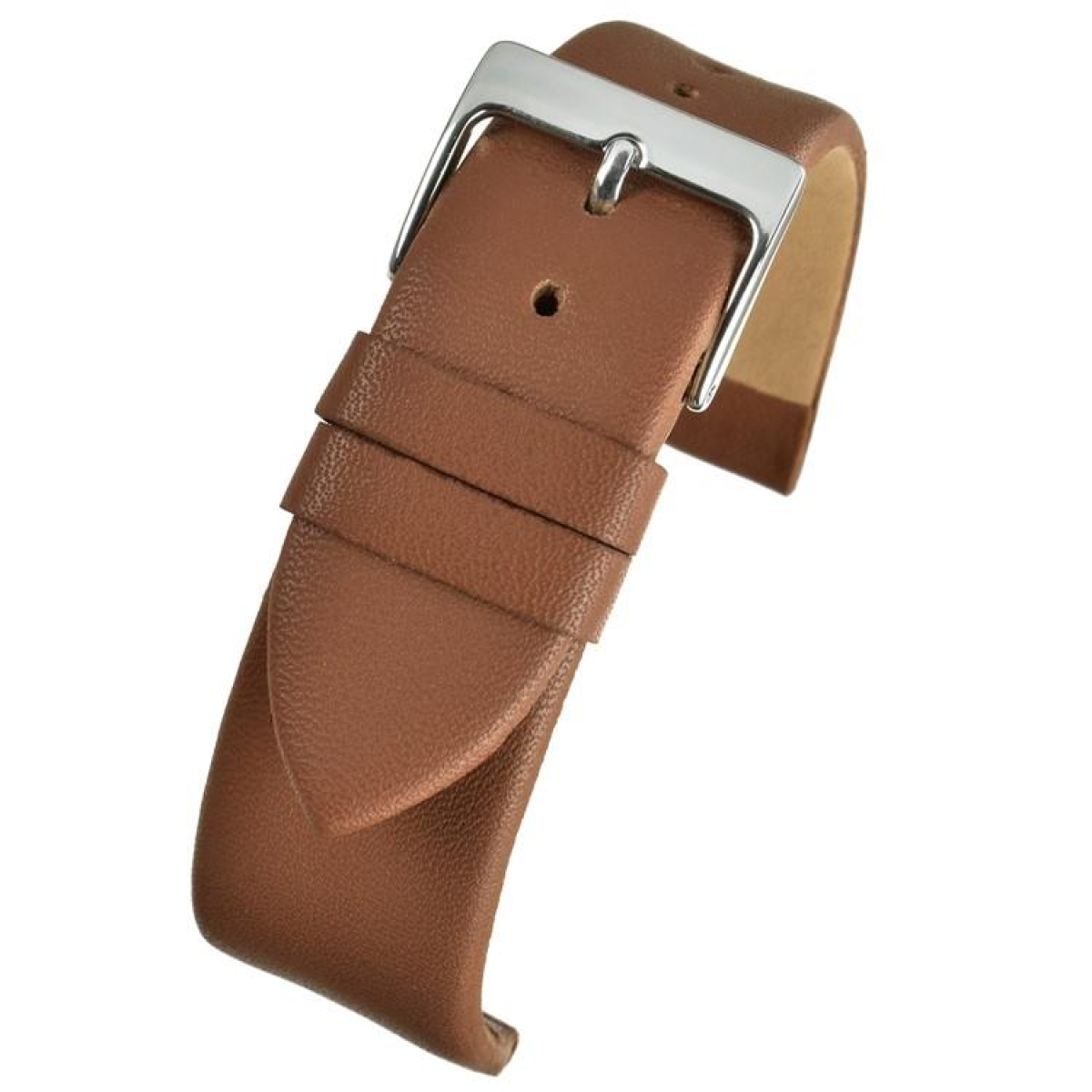 Tan Calf Leather Watch Strap 20mm