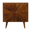 Artisan Furniture Solid Mango Wood Chestnut Sunrise Cabinet