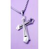 Luxe Silver Cross Necklace