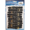 Black Leather Watch Straps Pk10 size 20mm 1001BK