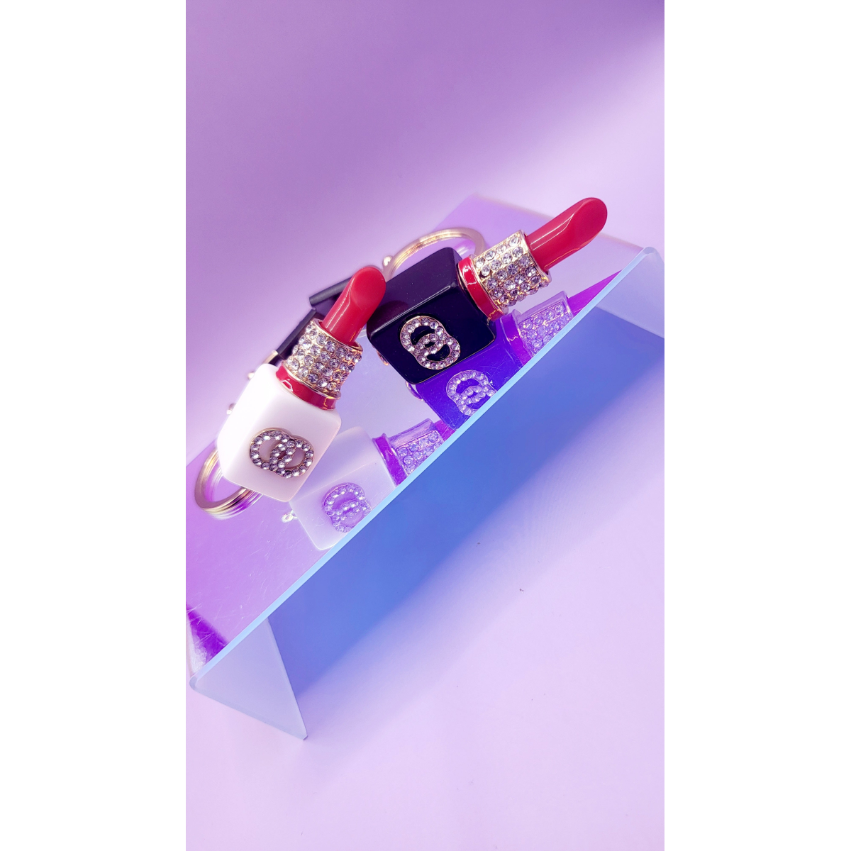 Lipstick Key Ring
