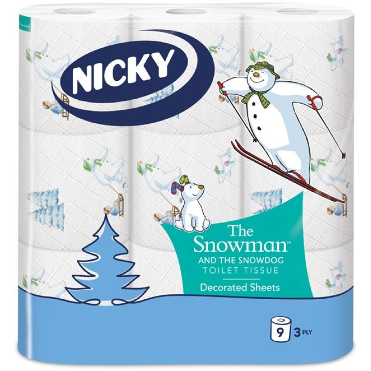 NICKY SNOWMAN TR 45 Toilet ROLLS