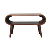 Artisan Furniture Solid Wood Open Chestnut Coffee Table