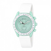 Henley Ladies Pastel Coloured Silicone Sports Watch White/Green H06179.11