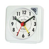Acctim Ingot Quartz Travel Alarm Clock Light & Snooze White 25/738WBX8