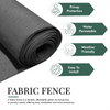 Anthracite Fabric Fence 230gsm - 1.5m x 10m
