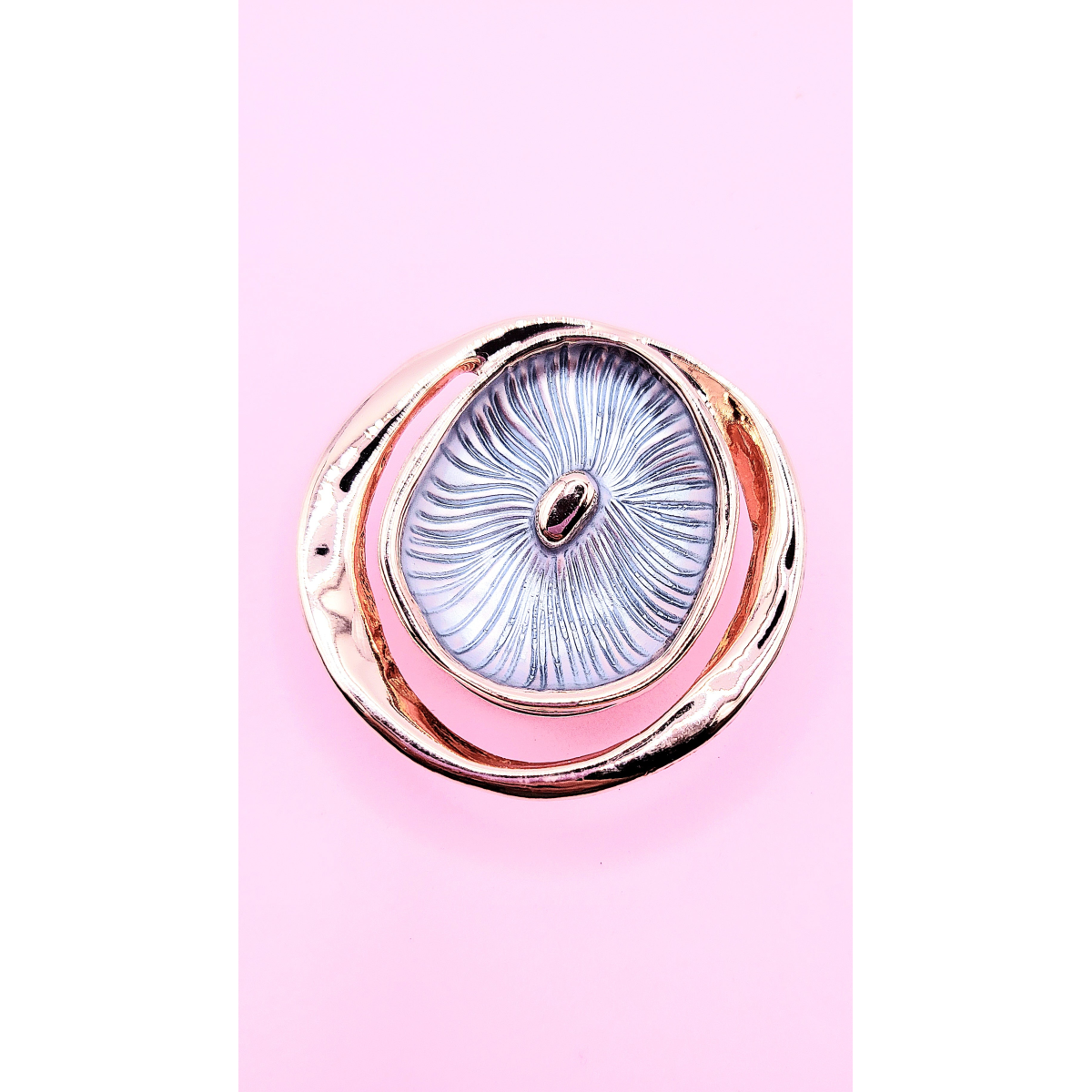 Abstract Magnetic Lilly Brooch