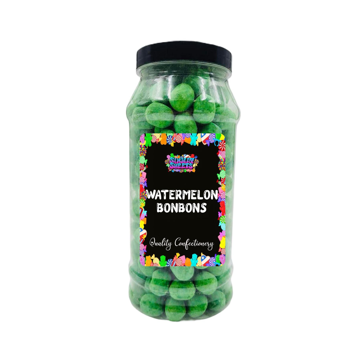 Watermelon Flavour Bon Bons Retro Sweets Bon Bons Gift Jar - 750g