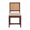 Artisan Furniture Solid Wood Cream Boucle Rattan Chair