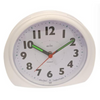Acctim Jefferson Silent Sweep, Crescendo and Light features Bedside Alarm Clock in White - 16482