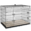 PawHut Dog Crate with 2 Doors, Tray, Soft Cushion, for Extra Small Dogs
