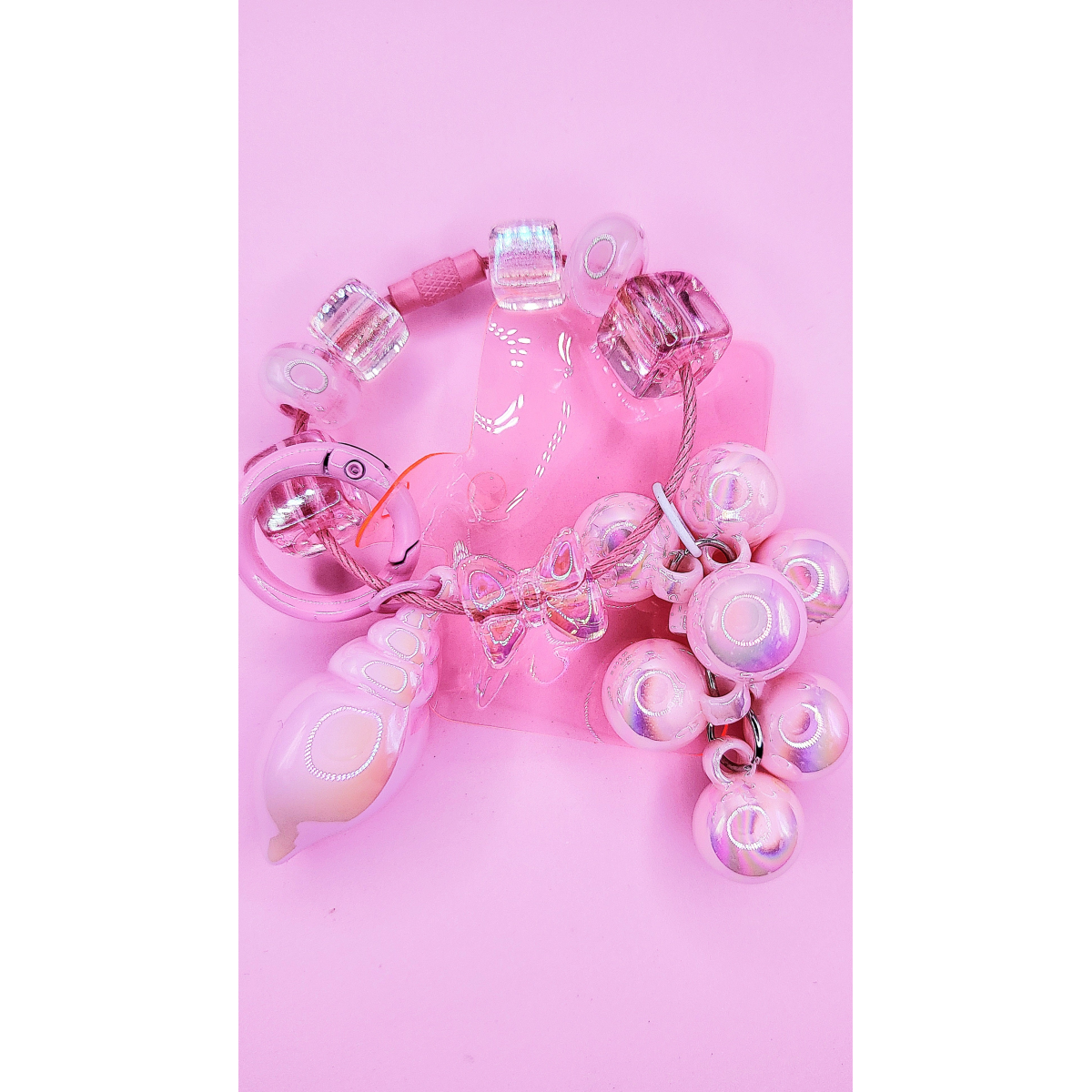 Shell Bubble Keyring, Phone Charm & Bag Accessory