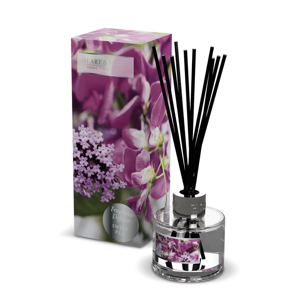 Sweet Pea Reed Diffuser - 70ml - Up to 12 Weeks of Fragrance