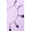 Crystal Butterfly Charm Anklet