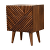 Artisan Furniture Solid Wood Lille 2 Drawer Bedside