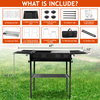 Portable Charcoal Grills for Outdoor BBQ, Foldable Kabob Barbecue Grill for Camping Hibachi BBQ Griddle Lamb Skewer in Garden Backyard Party Picnic Travel Outdoor Cooking
