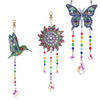 Wind Chime Crystal Suncatchers for Windows Garden Decorations，Gifts for kids