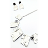 Abstract Squares Necklace & Earrings Set