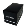 Sekonda Black Watch Box with padded Cushion