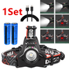 USB Rechargeable LED Headlamp Zoomable 3-Modes Camping Hiking HeadLamp Worklight