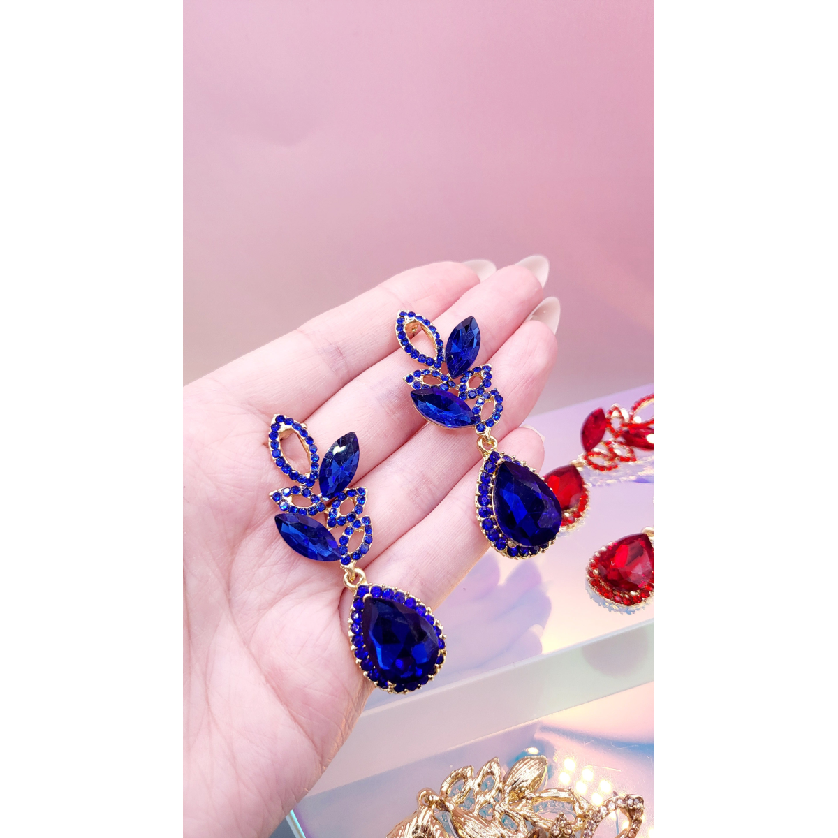 Sway Crystal Drop and Dangle Earrings