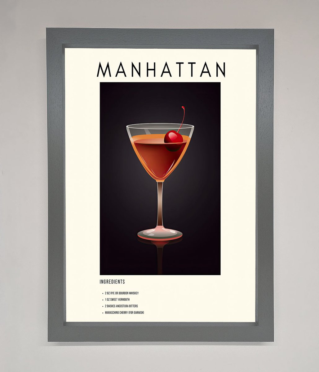 Manhattan A1 Framed Print - Zestio