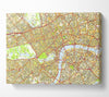 Map Of London Canvas Wall Art - Zestio